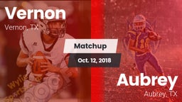 Matchup: Vernon  vs. Aubrey  2018