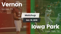 Matchup: Vernon  vs. Iowa Park  2018