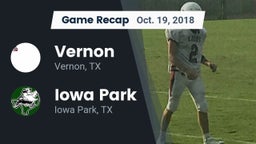 Recap: Vernon  vs. Iowa Park  2018
