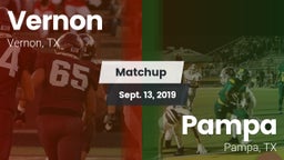 Matchup: Vernon  vs. Pampa  2019