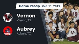 Recap: Vernon  vs. Aubrey  2019
