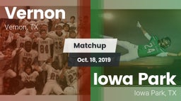 Matchup: Vernon  vs. Iowa Park  2019