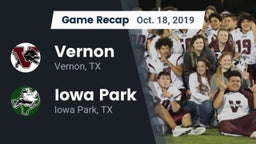 Recap: Vernon  vs. Iowa Park  2019