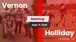 Matchup: Vernon  vs. Holliday  2020