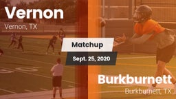 Matchup: Vernon  vs. Burkburnett  2020