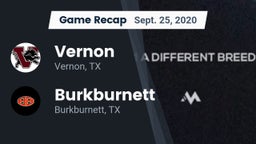 Recap: Vernon  vs. Burkburnett  2020