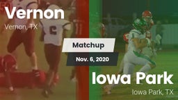 Matchup: Vernon  vs. Iowa Park  2020