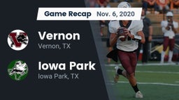 Recap: Vernon  vs. Iowa Park  2020