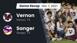 Recap: Vernon  vs. Sanger  2021
