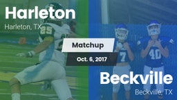Matchup: Harleton  vs. Beckville  2017