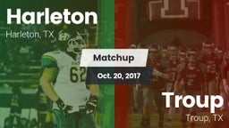 Matchup: Harleton  vs. Troup  2017