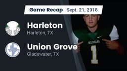 Recap: Harleton  vs. Union Grove  2018