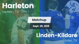 Matchup: Harleton  vs. Linden-Kildare  2018