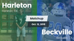Matchup: Harleton  vs. Beckville  2018