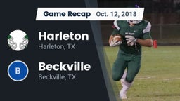 Recap: Harleton  vs. Beckville  2018