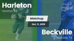 Matchup: Harleton  vs. Beckville  2019