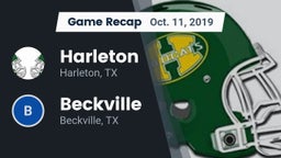 Recap: Harleton  vs. Beckville  2019