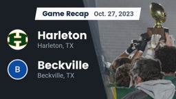Recap: Harleton  vs. Beckville  2023
