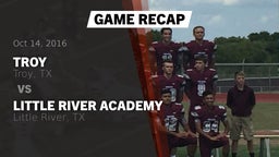 Recap: Troy  vs. Little River Academy  2016
