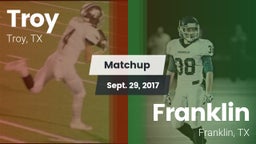 Matchup: Troy  vs. Franklin  2017