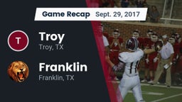 Recap: Troy  vs. Franklin  2017