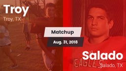 Matchup: Troy  vs. Salado   2018