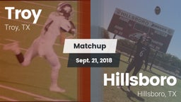 Matchup: Troy  vs. Hillsboro  2018