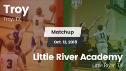 Matchup: Troy  vs. Little River Academy  2018