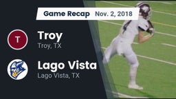 Recap: Troy  vs. Lago Vista  2018