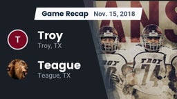 Recap: Troy  vs. Teague  2018