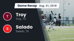 Recap: Troy  vs. Salado   2018