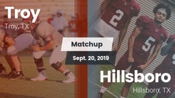 Matchup: Troy  vs. Hillsboro  2019