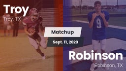 Matchup: Troy  vs. Robinson  2020