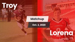 Matchup: Troy  vs. Lorena  2020