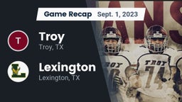 Recap: Troy  vs. Lexington  2023