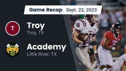 Recap: Troy  vs. Academy  2023