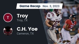 Recap: Troy  vs. C.H. Yoe  2023
