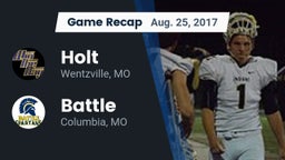 Recap: Holt  vs. Battle  2017