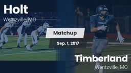 Matchup: Holt  vs. Timberland  2017