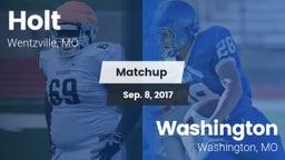 Matchup: Holt  vs. Washington  2017