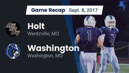 Recap: Holt  vs. Washington  2017