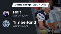Recap: Holt  vs. Timberland  2018