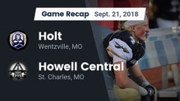 Recap: Holt  vs. Howell Central  2018