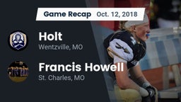 Recap: Holt  vs. Francis Howell  2018