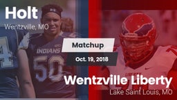 Matchup: Holt  vs. Wentzville Liberty  2018