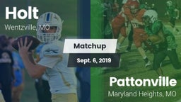 Matchup: Holt  vs. Pattonville  2019