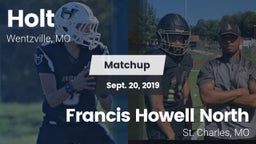 Matchup: Holt  vs. Francis Howell North  2019