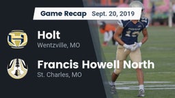 Recap: Holt  vs. Francis Howell North  2019