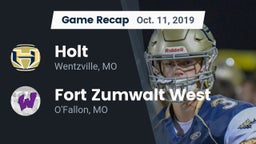 Recap: Holt  vs. Fort Zumwalt West  2019