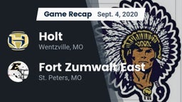 Recap: Holt  vs. Fort Zumwalt East  2020
